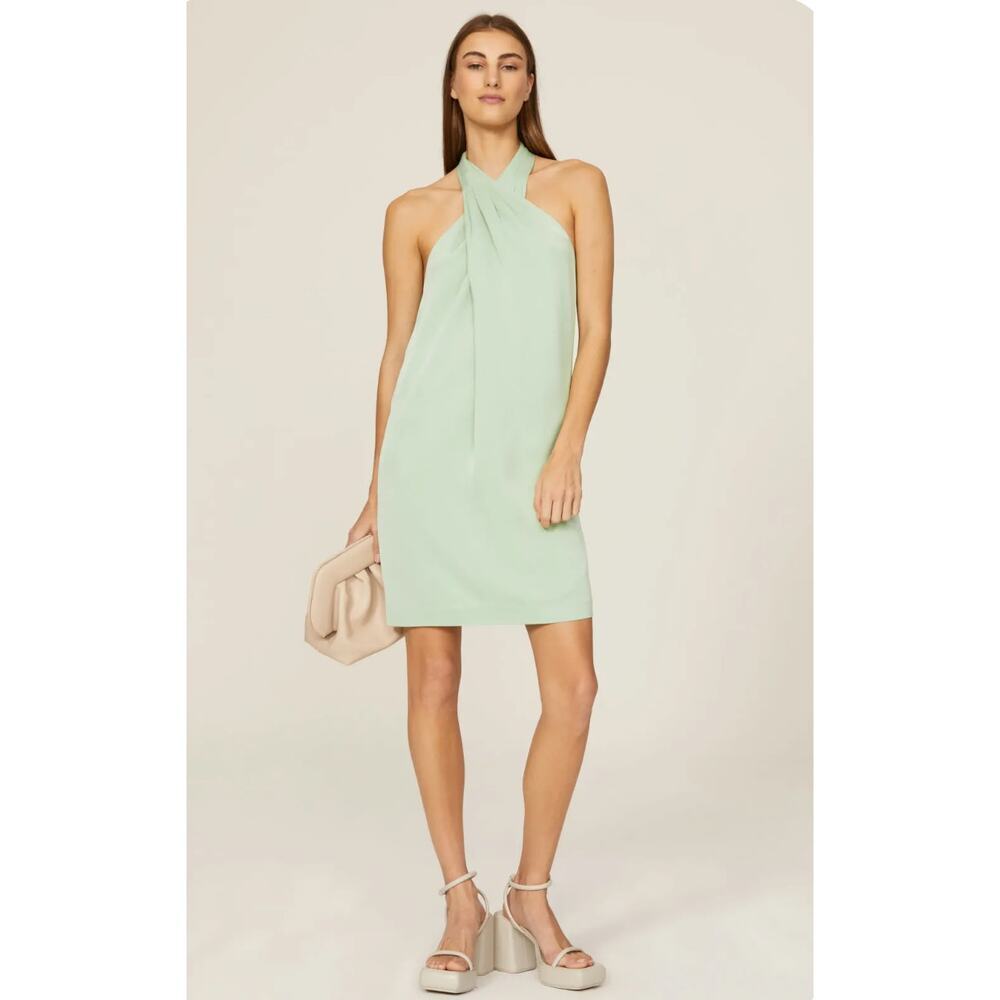 3.1 Phillip Lim Pistachio Halter Neck Dress Size 6